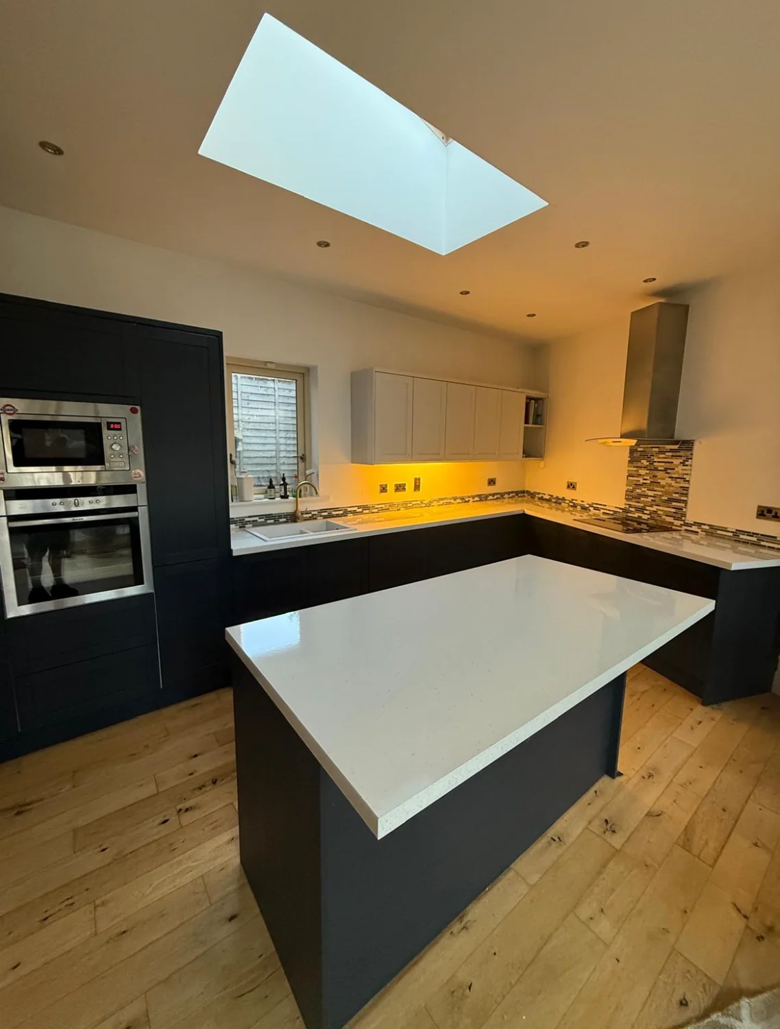 Two-tone kitchen transformation